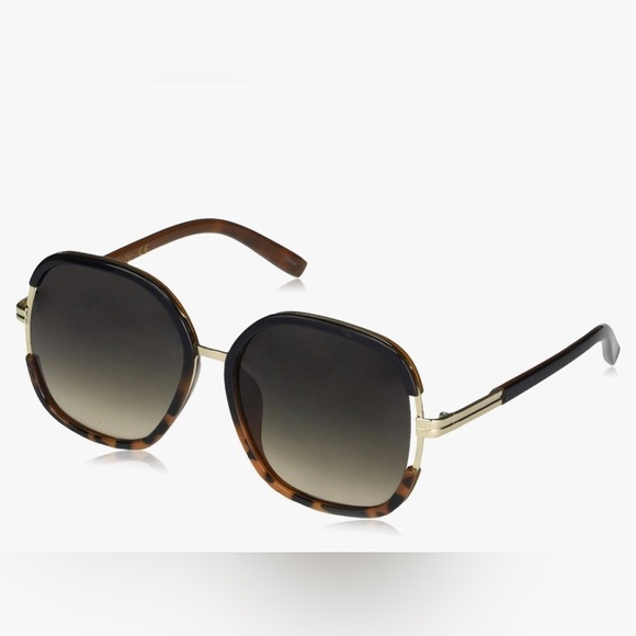 Jessica Simpson J5443 Black Tortoise Square retro Uv Protection Sunglasses 60MM - Picture 6 of 7